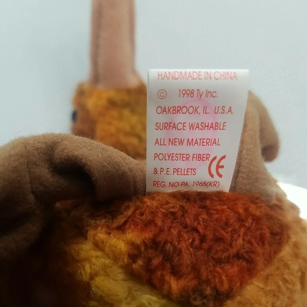 Beak the Kiwi Bird New with Tag Protector and Tush Tag beanie babies‎ 1998